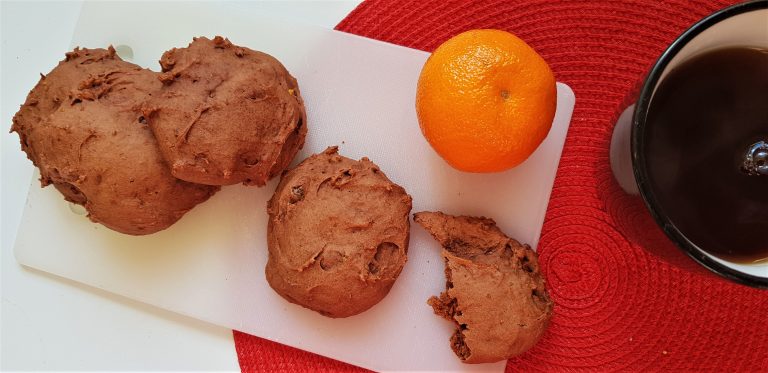 5-ingredient vegan chocolate orange cookies